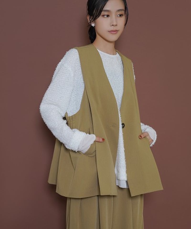タグ付き新品★CYAN TOKYO×kusukusu★バックチュールサロペットS CATEGORY kusukusu original | selectshop kusukusu