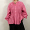 Cotton shirring blouse【残り僅か！】