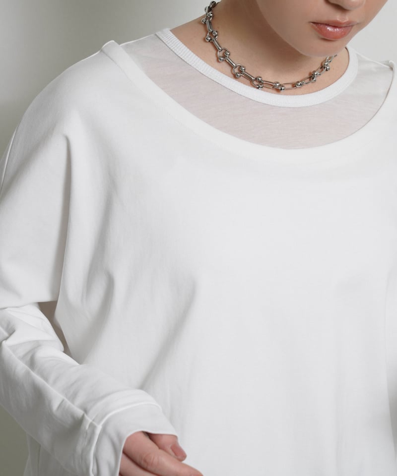 CYAN tokyo】 ご予約 レイヤーネックドルマンTOPS | select shop