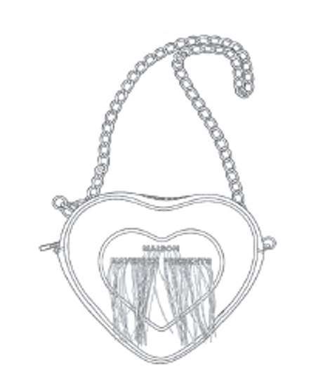 【MAISON MAVERICK】　ご予約  Signature Fringe Heart Chain Bag