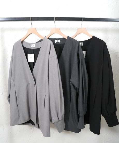 【siro de labonte】　ご予約  stretch flannel design jacket