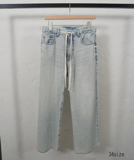 Liren別注size　再再販！ご予約　Draw string loose denim