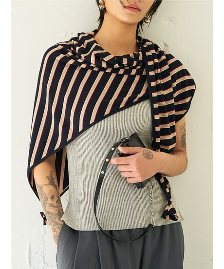 STRIPED JERSEY SCARF【ラスト1点】