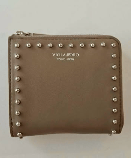 【VIOLAd’ORO】　ご予約  PORTAスタッズ二つ折り財布