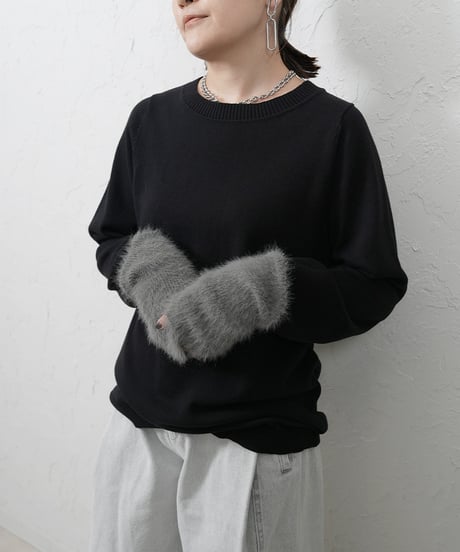 【siro de labonte】　ご予約  COTTON shaggy sleeve　p/o