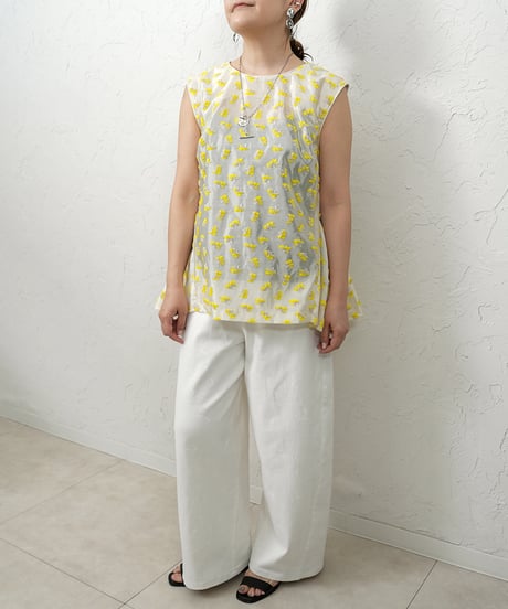 Popcorn flour blouse【ラスト2点】