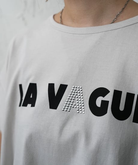 LA VAGUEtuck sleeve Tshirt【残り僅か！】