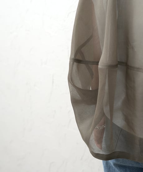 Sheer ZIP blouson【ラスト1点】
