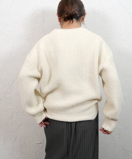 Wool knit【Whiteラスト2点】