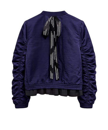 【MAISON MAVERICK】　ご予約  Gathered Sleeve Blouson with Back Ribbon