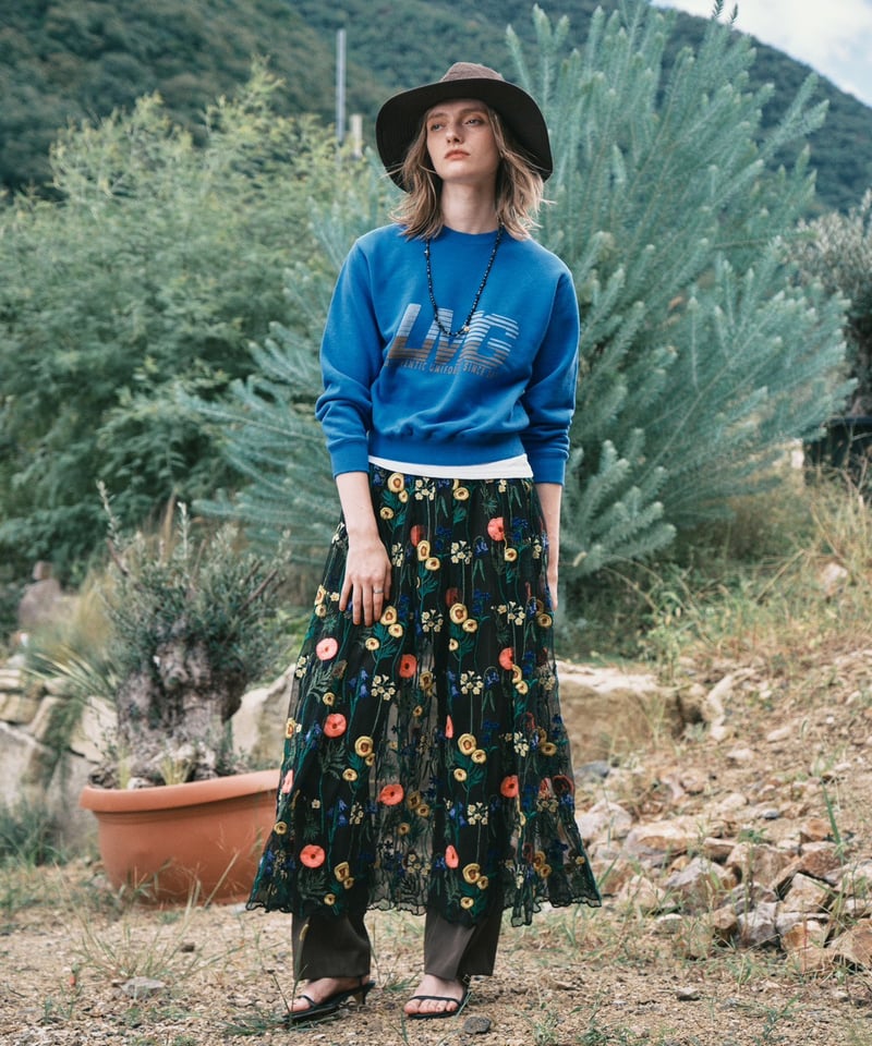 【週末限定値下】franche lippee　刺繍チュールスカート 楽天市場】フランシュリッペ チュール スカート（レディース