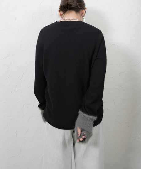 【siro de labonte】　ご予約  COTTON shaggy sleeve　p/o