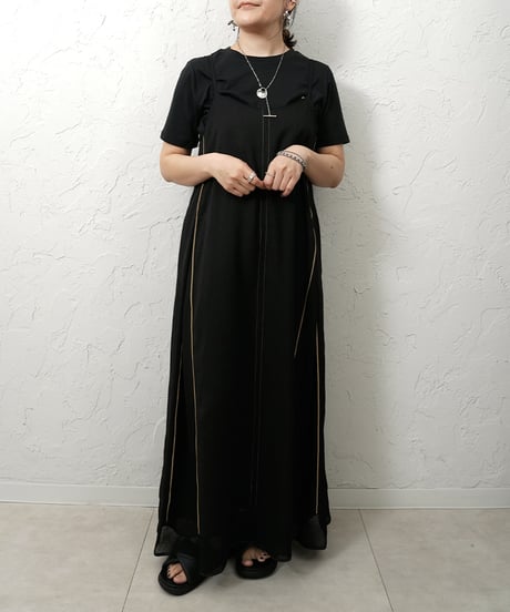 Merrow line camisole dress【ラスト2点】