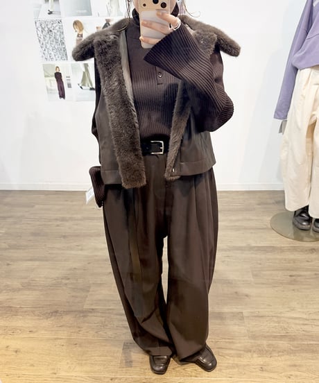 【PRIORITY】　ご予約 Liren別注size！ 2タックカーヴィーパンツ