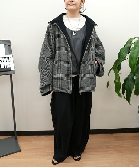 【Dignite collier】　ご予約  PECOLAMBジップアップコート