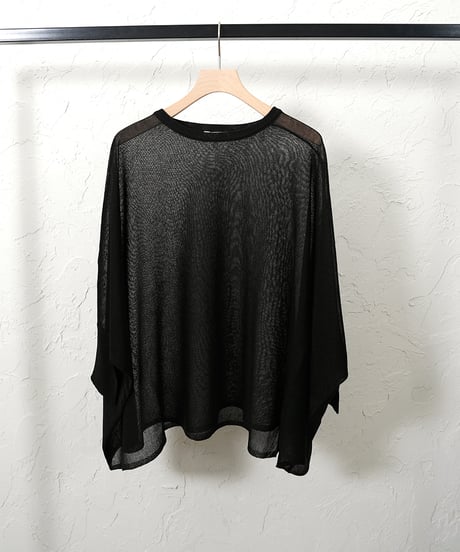 Sheer dolman knit