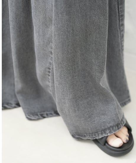 Tencel denim work skirt【ラスト1点】