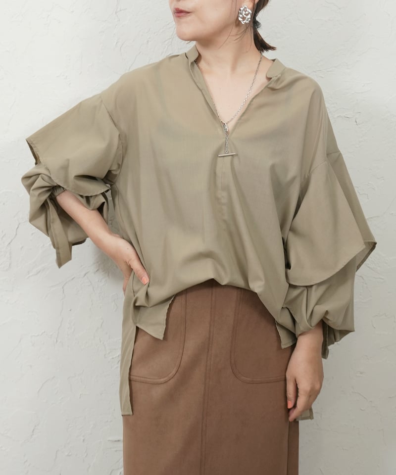 リテン LIten Sucre Frill Blouse Sucre Frill Blouse – LIten.online