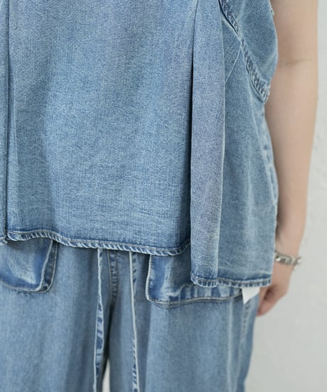 Tencel denim W cami 残り僅か！