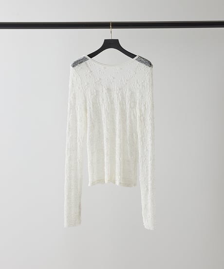 【MEWL】　ご予約  ﾚｰｽﾛﾝｸﾞｽﾘｰﾌﾞTOPS