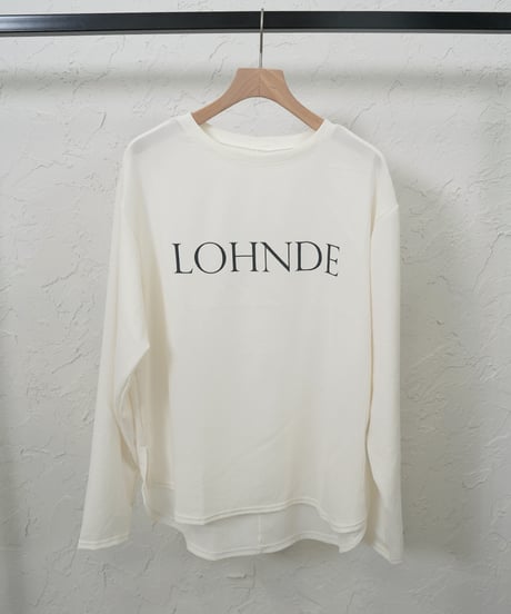 Georgette　logo pullover