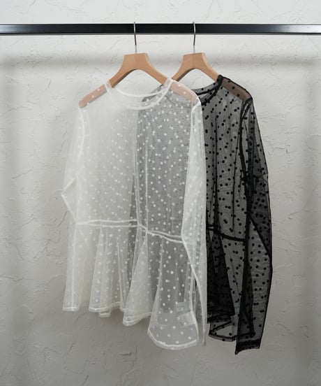Dot tule tunic【ラスト1点】