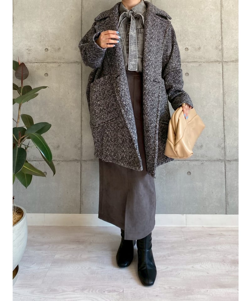 ROSIEE 軽量裏起毛コクーンコート ROSIEE】 ご予約 再販！軽量裏起毛コクーンコート | select shop