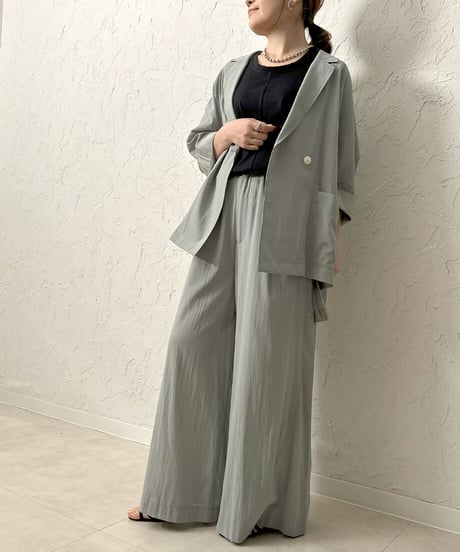 Sheer dolman jacket【grayラスト1点】