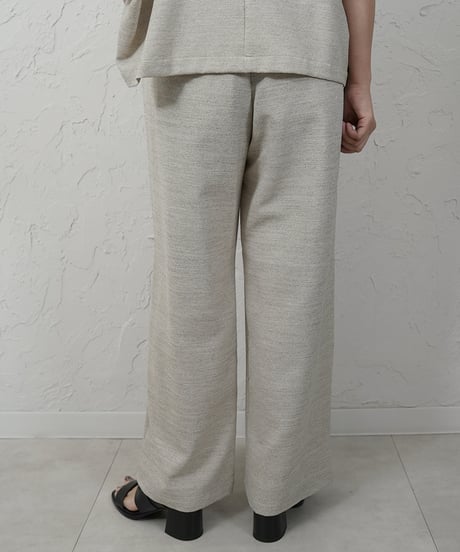 Tuck straight　wide Pants【charcoalラスト1.2点】