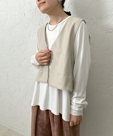 完成品♩こびとコート 90 つまらなかっ スモーキーピンク