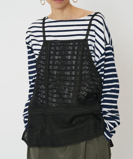Patchwork race cami