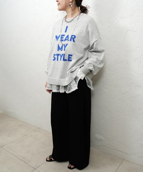 Cotton loose knit【mocaラスト1点】