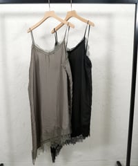 Race satin hem　asymmetry　cami 【ラスト1.2点】