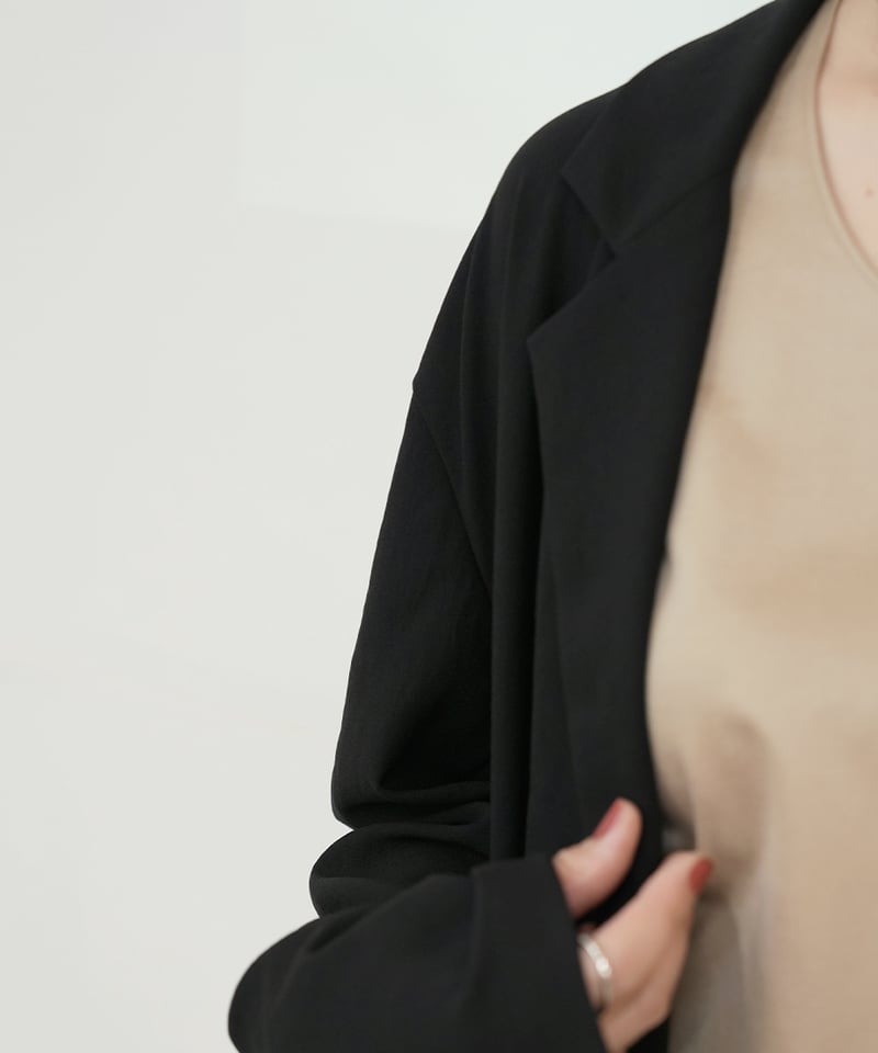 cafune】 ご予約 mat stretch georgette tailored ja