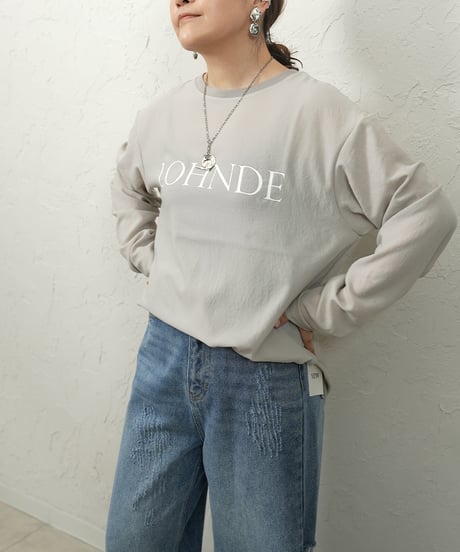 Georgette　logo pullover
