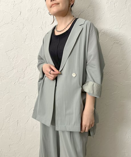 Sheer dolman jacket【grayラスト1点】