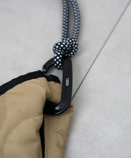 【Risley×outdoor】quilting fur triangle bag M ラスト2点！