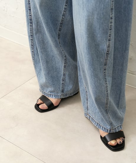 再販　Curve denim pants
