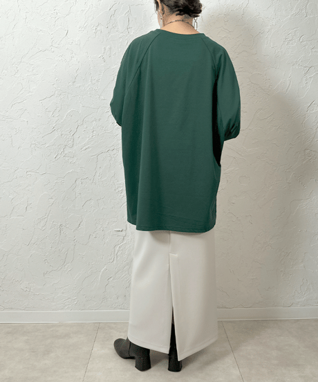 double knit long skirt