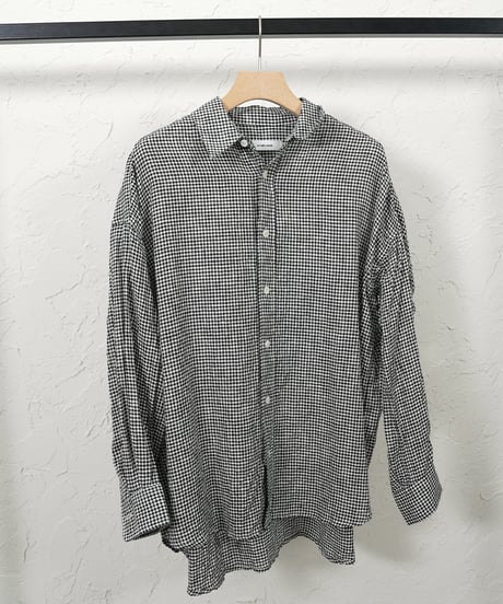 French linen 2WAY SHIRT