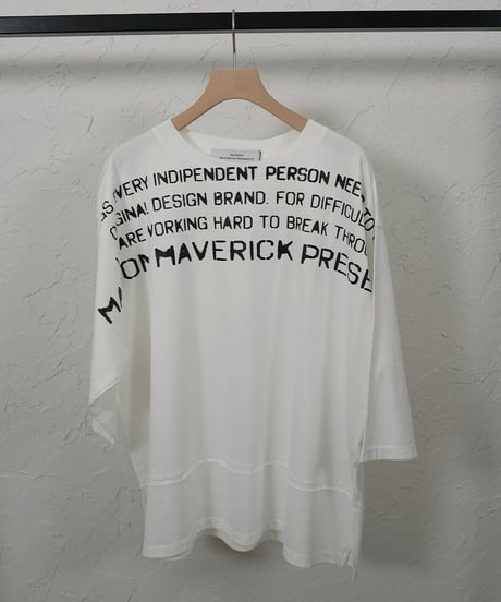 MAVERICK Typography Printed Tee
