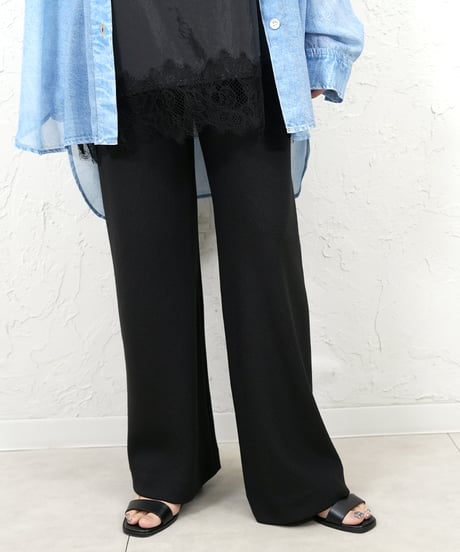 Linen touch　bias pants