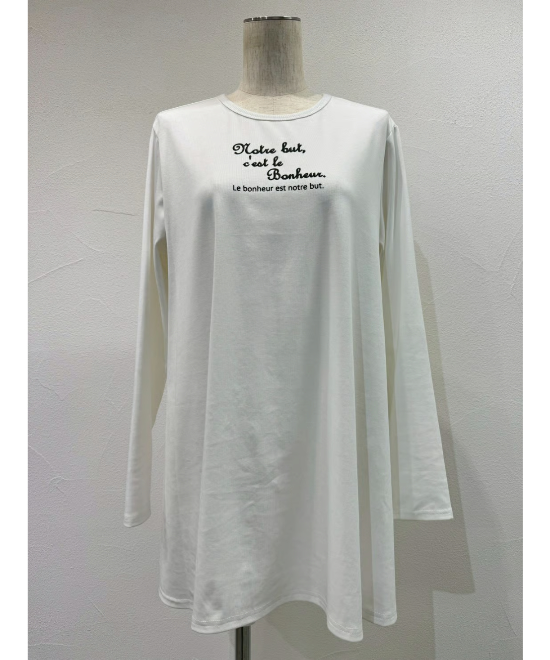 CYAN tokyo】 ご予約 フレアチュニックロゴL/S T | select shop
