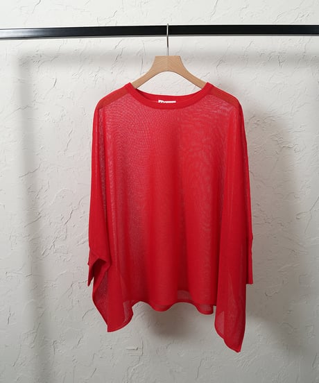 Sheer dolman knit