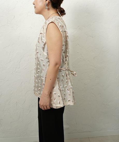 Popcorn flour blouse【ラスト2点】
