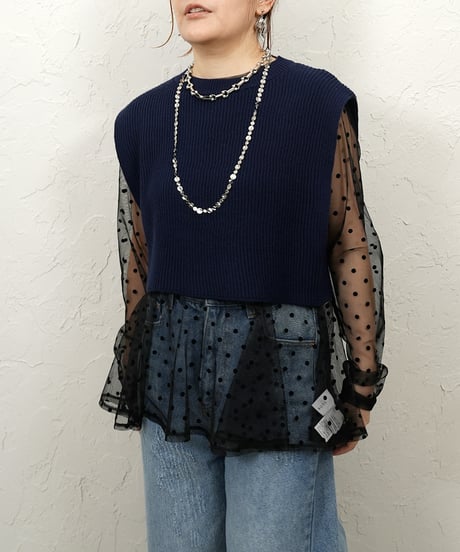 Dot tule tunic【ラスト1点】