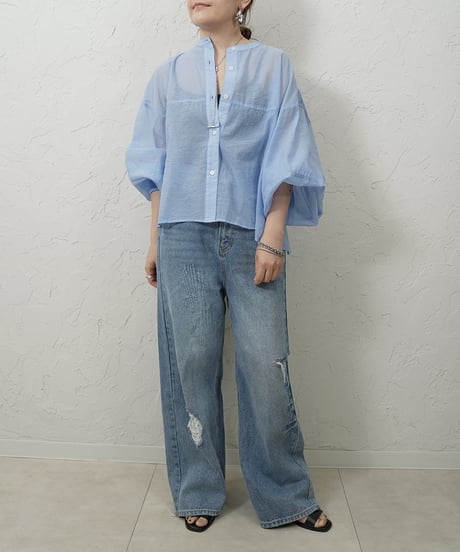 Soft rib short shirt ラスト１点！