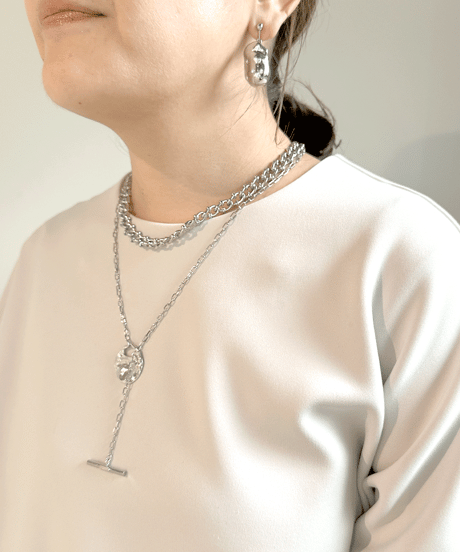 【Sea'ds mara】  Baroque pearl motif earring