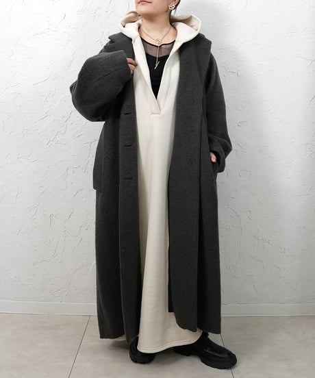 Wool long chester coat  残りわずか