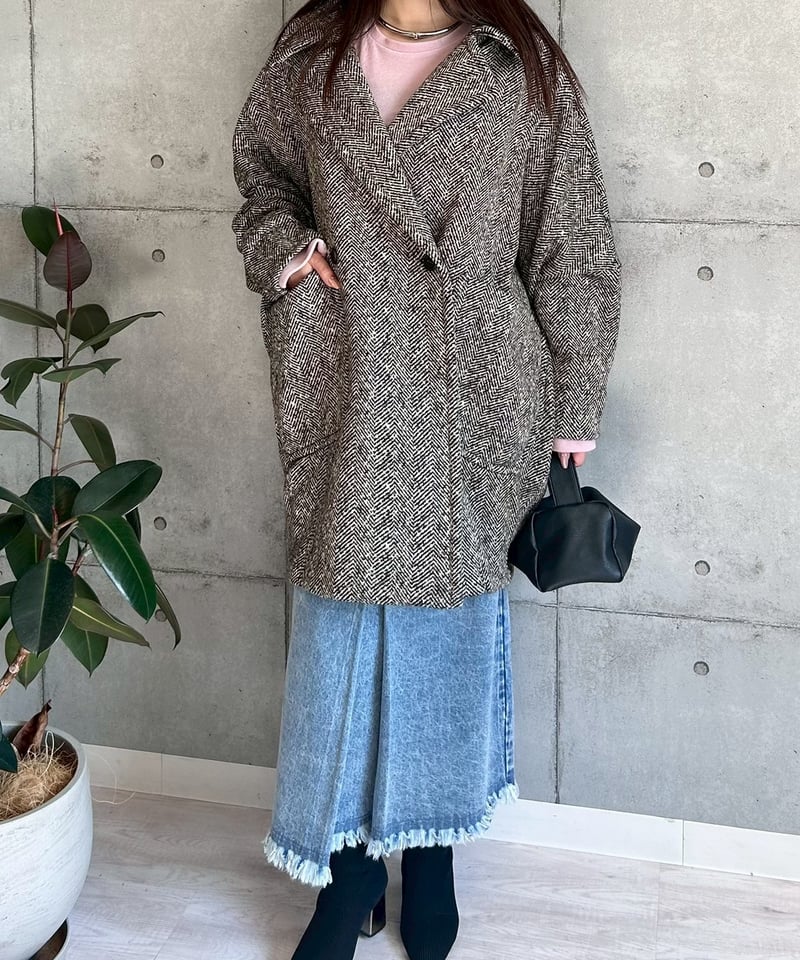ROSIEE】 ご予約 再販！軽量裏起毛コクーンコート | select shop